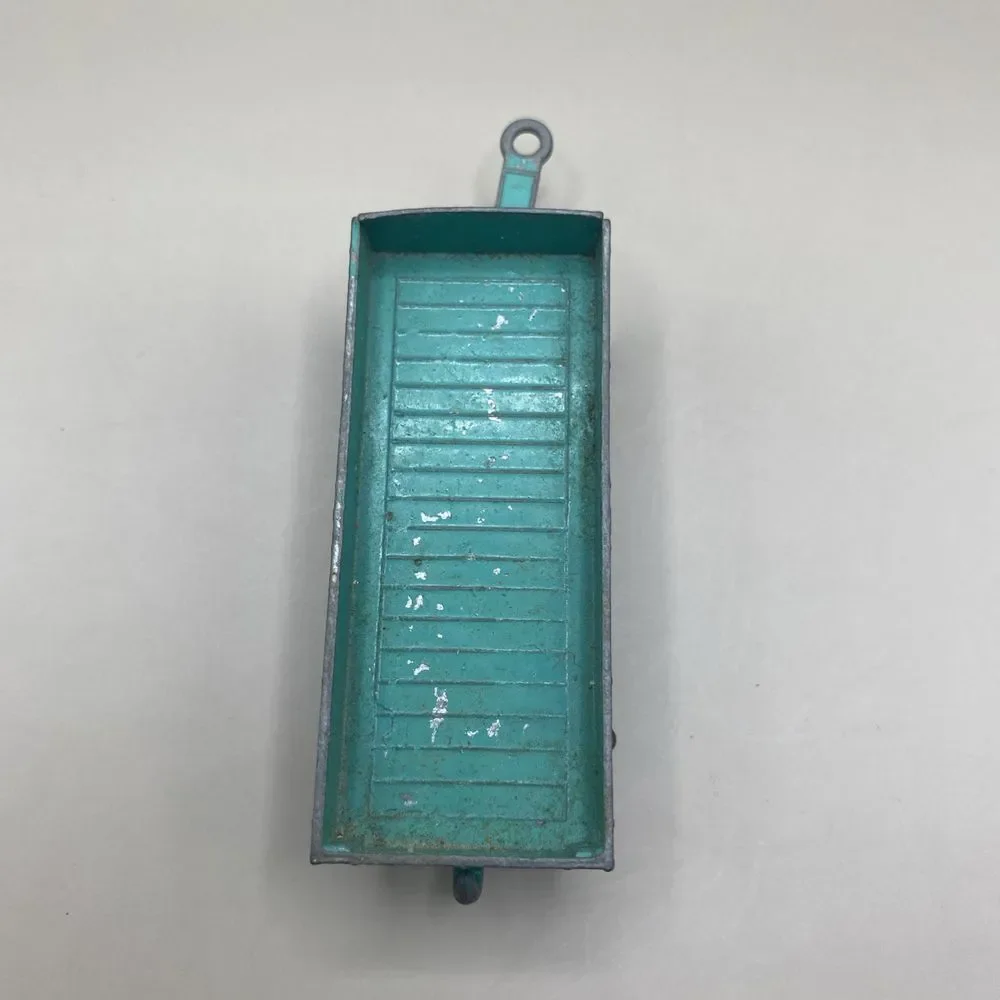 Vtg Matchbox Lesney Mercedes Trailer No. 2 Aqua Green Regular Wheels Tow Hook‎